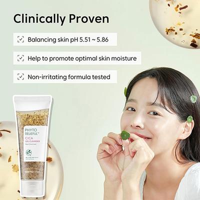 Thank You Farmer Phyto Relieful Cica Gel Cleanser 120 ml - Face Wash & Cleansers