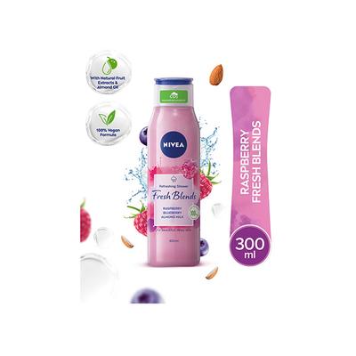 Nivea Bath Care Shower Fresh Blends Raspberry 300 ml - Shower Gels & Body Wash