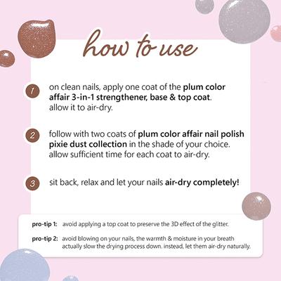 Plum Color Affair Nail Polish Pixie Dust Collection - Enchanted 149 11 ml - Nail Polish