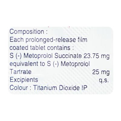Metpure XL 25mg Tablet 10'S - Hypertension-Bet