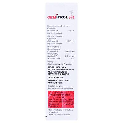 Gemitrol NS Nasal Spray 6ml - Osteoporosis-Age