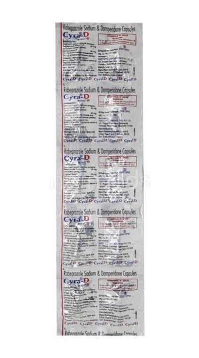Cyra D Capsule 10'S - Ulcer/Reflux/Flatulence-Aaa