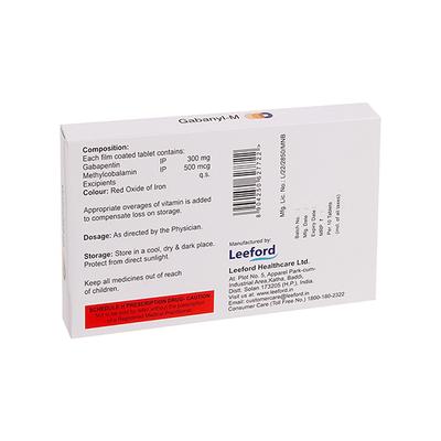 GABANYL M Tablet 10's - Neuropathic Pain-Dru