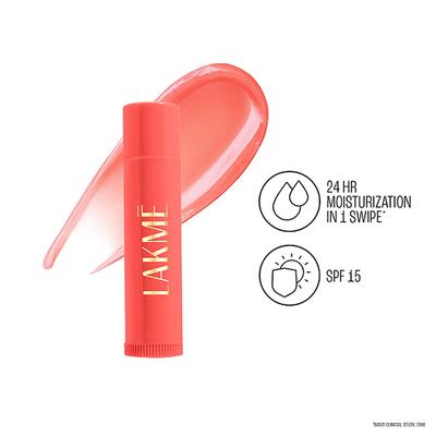 Lakme Lip Love Chapstick Lip Balm - Apricot 4.5 gm - Lipsticks