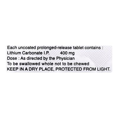 Licab XL 400mg Tablet 10'S - Psychosis-Ans