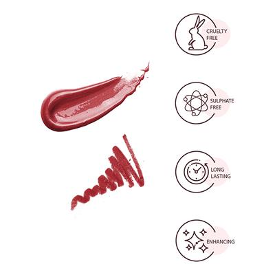 Star Struck by Sunny Leone Midnight Twinkle Lip Kit Lip Gloss and Lip Liner 2's - Lip Glosses