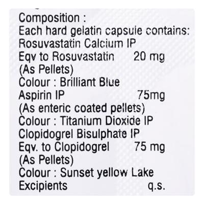 Rosumac Gold 20mg Capsule 10'S - Blood Clot-Ant