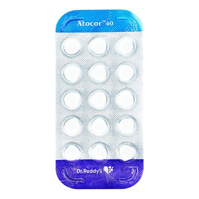 Atocor 40mg Tablet 15'S - High Cholesterol-Dys