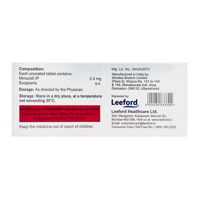 TINFAL M Tablet 10's - Hair Loss-Oth