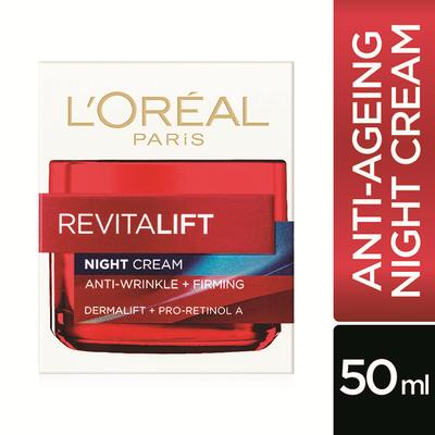 L'Oreal Paris New Revitalift Moisturizing Night Cream 50 ml - Night Cream