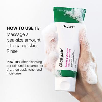 Dr.Jart+ Cicapair Gentle Cleansing Foam - Daily Moisturizing Face Wash 150 ml - Face Wash & Cleansers