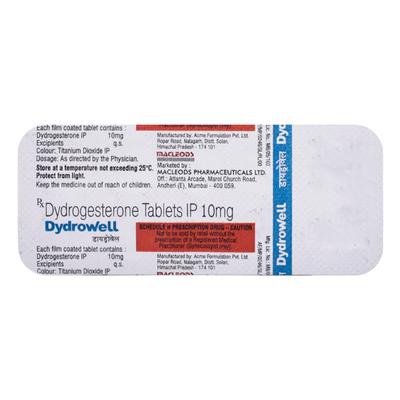 DYDROWELL Tablet 10's - Hormonal Therapy-Oes