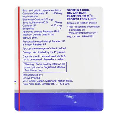 Shelcal Iso Capsule 15'S - Osteoporosis-Age