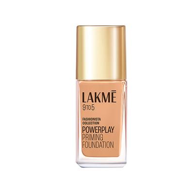 Lakme 9to5 Powerplay Priming Foundation, Built in Primer, SPF 20, Neutral Nude, 25 ml - Foundation