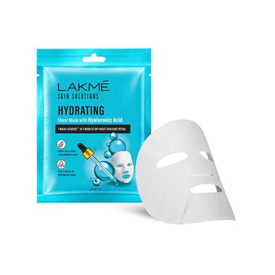 Lakme Solutions Sheet Mask Hydrating With Hyaluronic Acid 25 ml - Sheet Masks