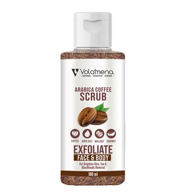 Volamena Coffee face and body Scrub 100gm - Scrubs & Exfoliants