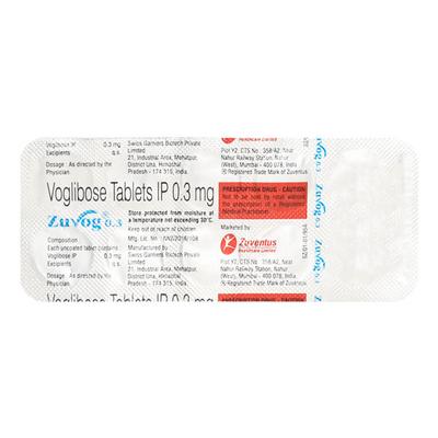Zuvog 0.3mg Tablet 10'S - Diabetes-Ant