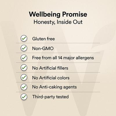 Wellbeing Nutrition Pure Korean Marine Collagen - Blueberry Mint 120 gm - Nutritional Bars