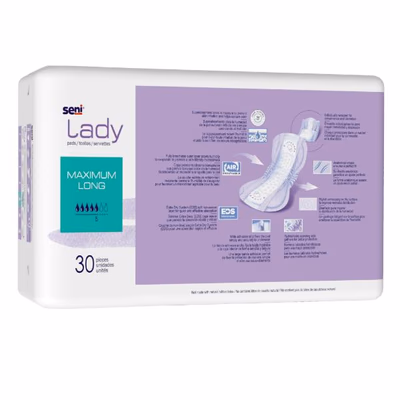 Seni Lady Maximum Long Bladder Control Pads 30's - Adult Diapers & Pads