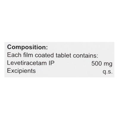 Lircetam 500mg Tablet 10'S - Epilepsy/Convulsion-Ant