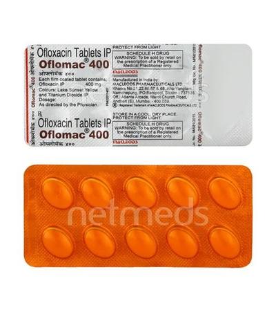 Oflomac 400mg Tablet 10'S - Bacterial Infections-Qui