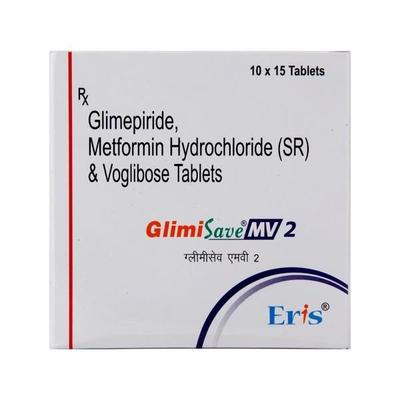 Glimisave MV 2 Tablet 15'S - Diabetes-Ant