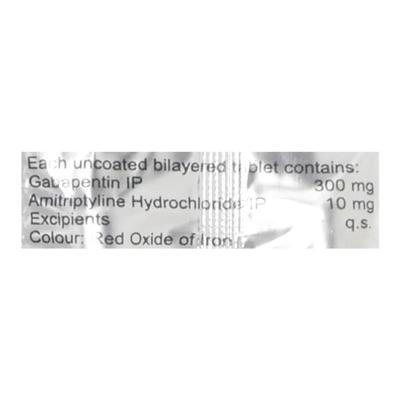 Laregab AT 300/10mg Tablet 10'S - Neuropathic Pain-Dru