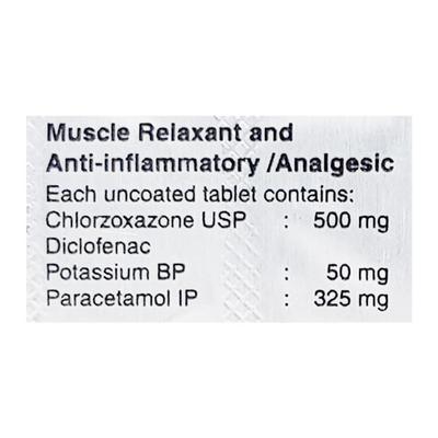 Myospaz Forte Tablet 10'S - Muscle Cramps/Spasticity-Mus