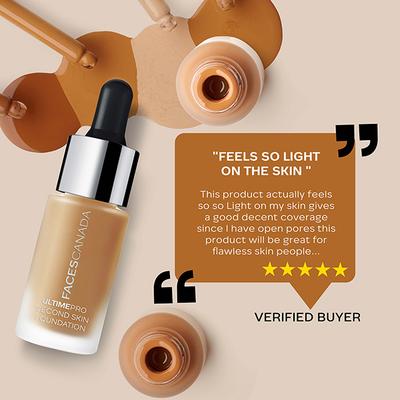 Faces Canada Ultime Pro Second Skin Foundation - Honey Beige 031, 15ml - Concealer