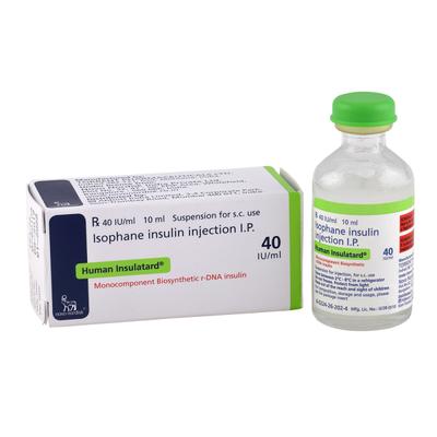 Human Insulatard 40IU Injection 1X10ml - Diabetes-Ins