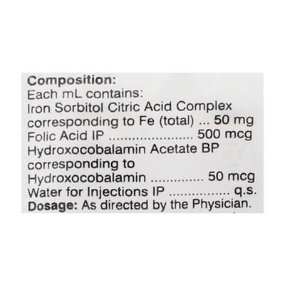 Jectocos Plus Injection 1.5ml - Iron Supplement/Anaemia-Vma