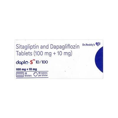 DAPLO S 10/100 Tablet 10's - Diabetes-Ant