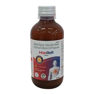 MACRAFT SUGAR FREE MINT FLAVOUR Oral Suspension 200ml - Ulcer/Reflux/Flatulence-Aaa