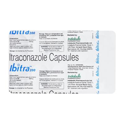 Ibitra 200mg Capsule 10'S - Fungal Infections-Anf