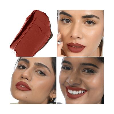 KIRO Lush Moist Matte Lipstick Macadamia Oil & Moringa Oil - Spicy Cinnamon 08 4.2gm - Lipsticks