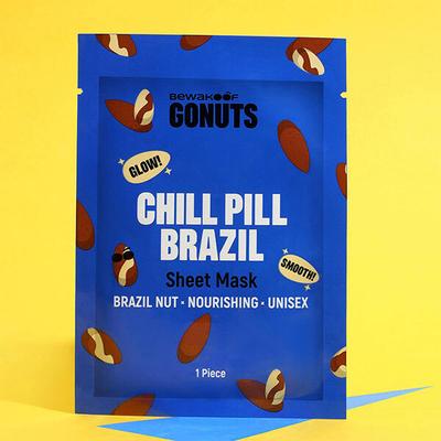 GONUTS By Bewakoof Chill Pill Brazil Face Sheet 20 gm - Sheet Masks