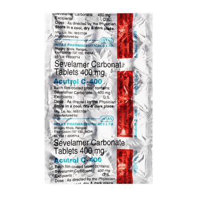 Acutrol C 400mg Tablet 15'S - Kidney Disease/Stones-Oth
