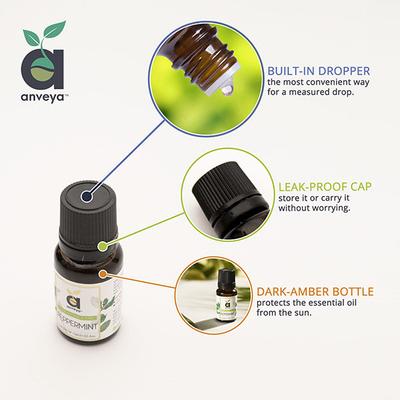 Anveya Peppermint Essential Oil 15 ml - Carrier Oils