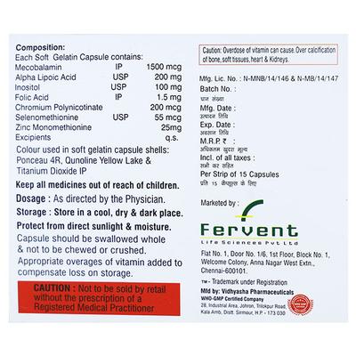 ALNERVE PLUS Softgel Capsule 15's - Supplements-Sup