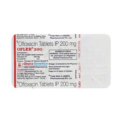 Ofler 200mg Tablet 10'S - Bacterial Infections-Qui