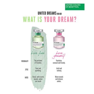 United Colors Of Benetton United Dreams Live Free Eau De Toilette 50 ml - Perfumes (Edt/Edp)