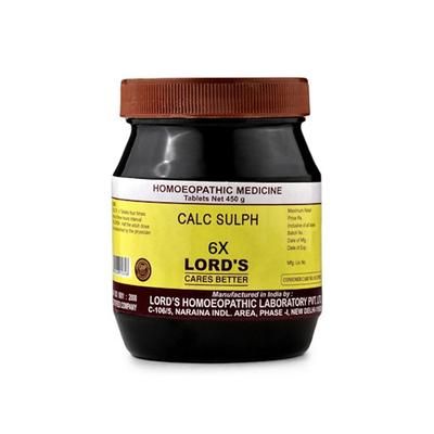 Lord's Bio-Chemic Calc Sulph 6X Tablet 450 gm - Bio-Chemic