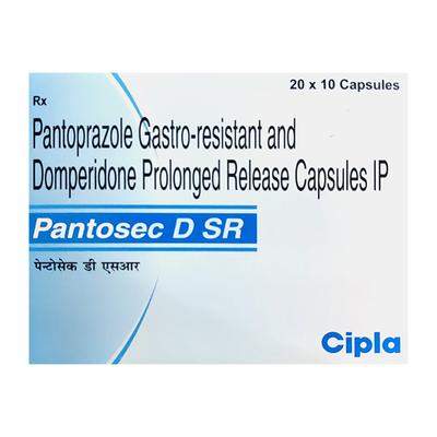 PANTOSEC D SR Capsule 10's - Ulcer/Reflux/Flatulence-Aaa
