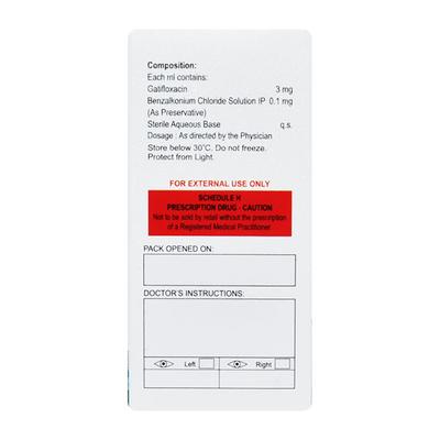 GATVAL Eye Drops 5ml - Eye Infections-Eaa