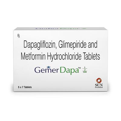 GEMER DAPA 5/2/500 Tablet 7's - Diabetes-Ant