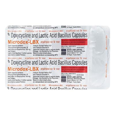 Microdox Lbx Capsule 10'S - Bacterial Infections-Tet