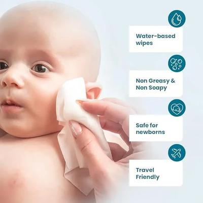 Mother Sparsh 98% Water Based Wipes 80's - Diapers & Wipes
