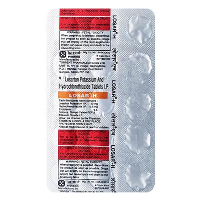 Losar H Tablet 15'S - Hypertension-Ang