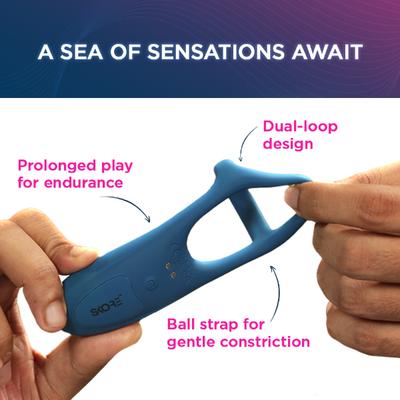 Skore Waves Multi-Mode Chargeable Vibrating Ring 1's - Massagers And Vibrators
