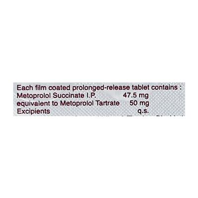 Metocard XL 50mg Tablet 10'S - Hypertension-Bet
